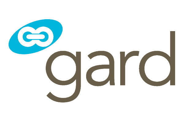 Assuranceforeningen Gard logo hvit bakgrunn