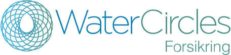 WaterCircles Forsikring logo hvit bakgrunn